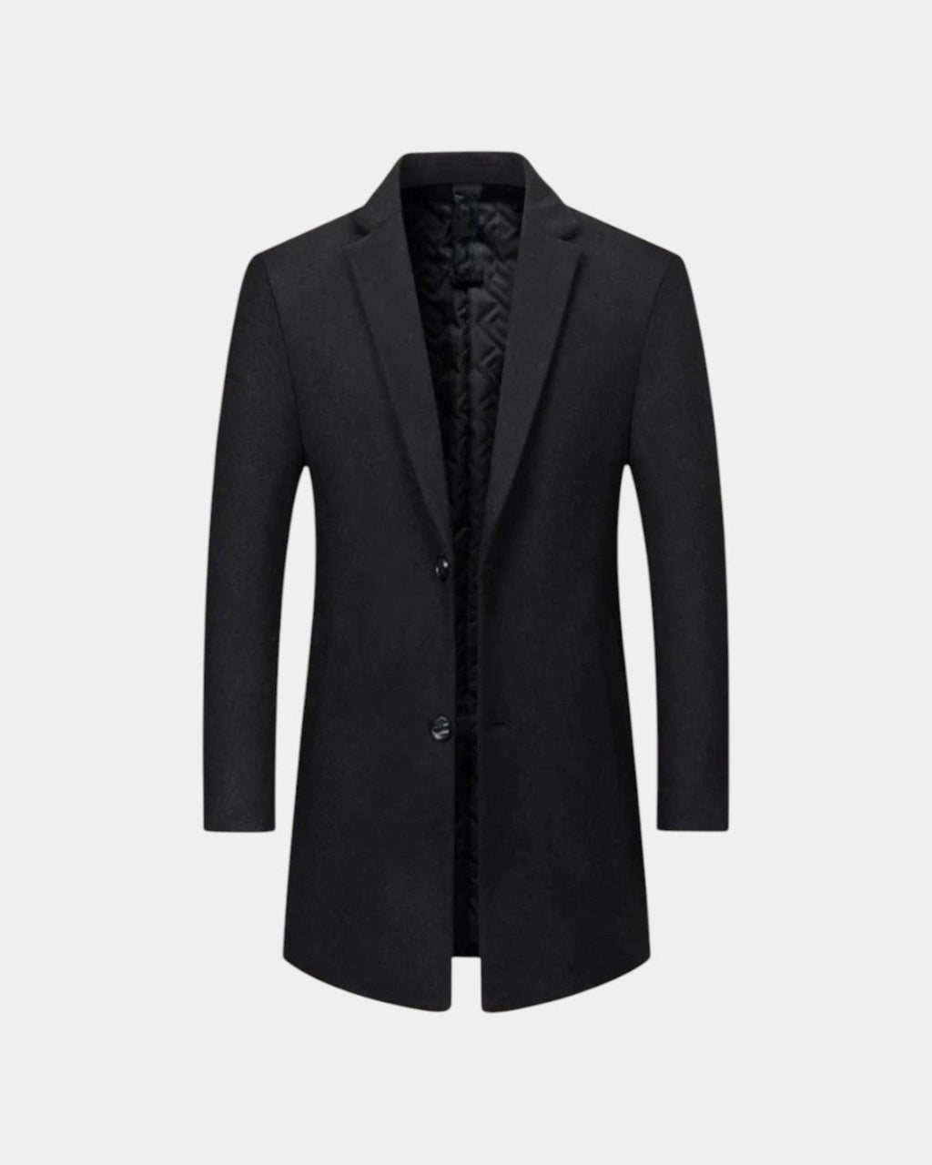 Wool Blend Formal Overcoat