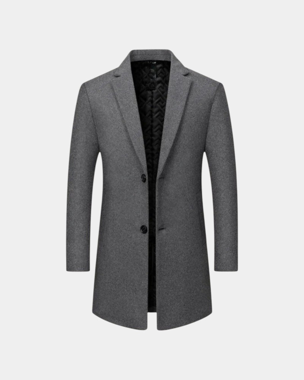 Wool Blend Formal Overcoat
