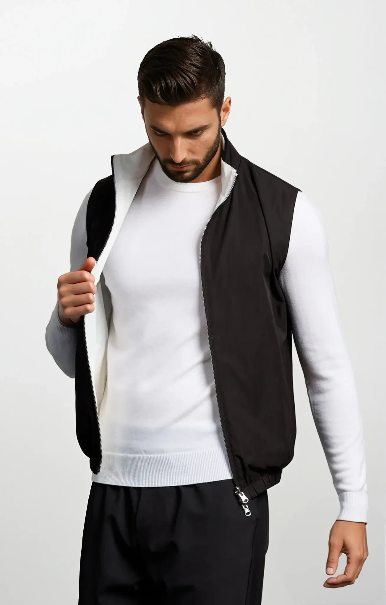 Zip-Up Sleeveless Bodywarmer