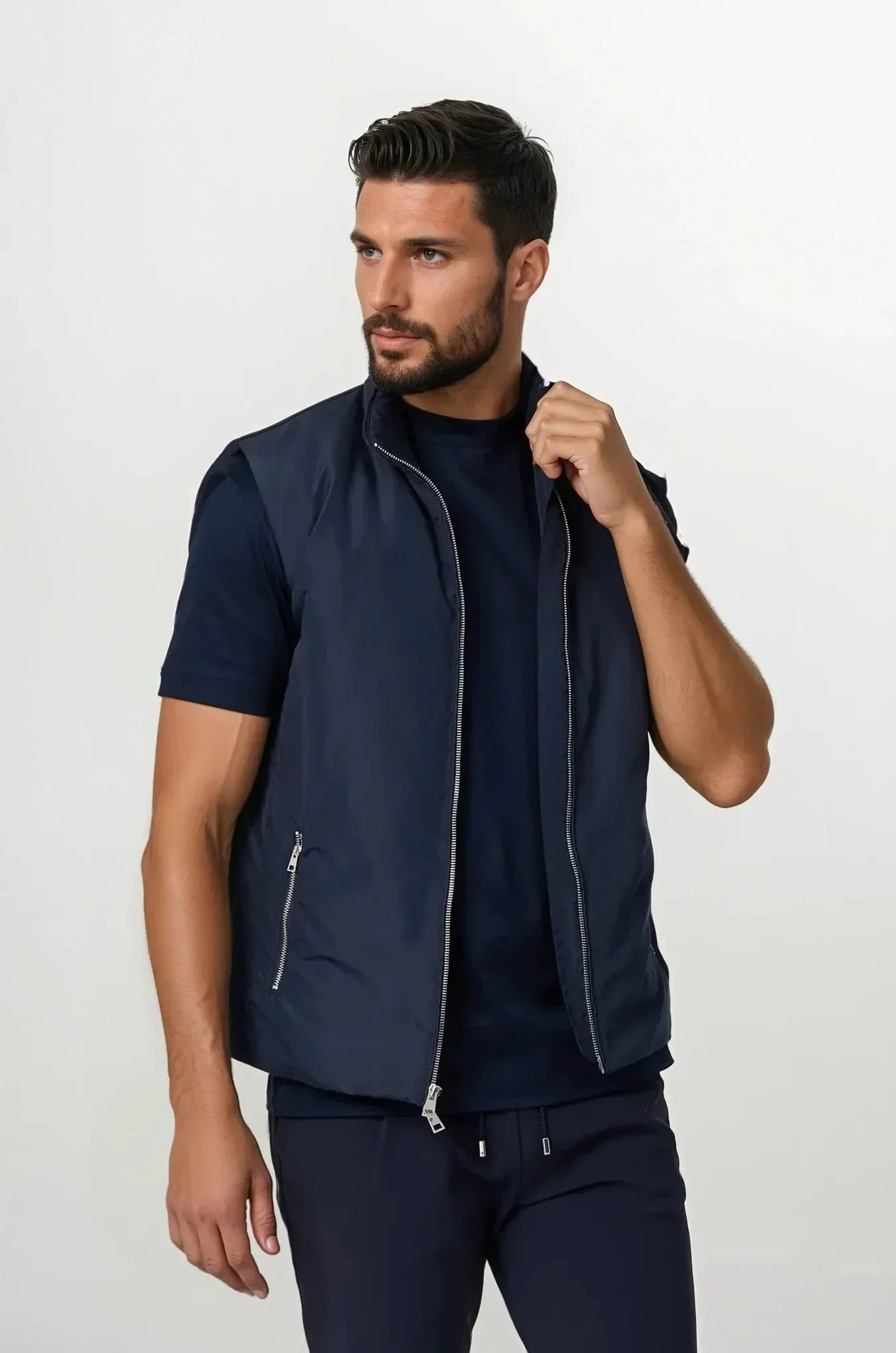 Zip-Up Sleeveless Bodywarmer